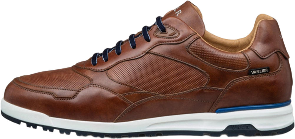 Znajdź odpowiednie sznurowadła do Vanlier Cognac gladleren Ravello sneaker w Senkels