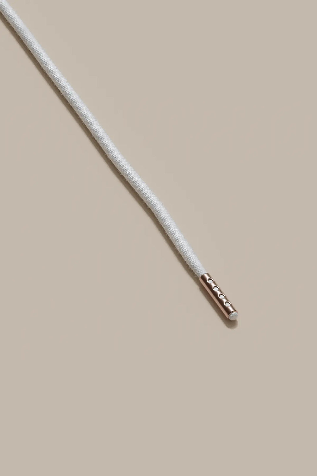 White | 4 mm Round Waxed Shoelaces