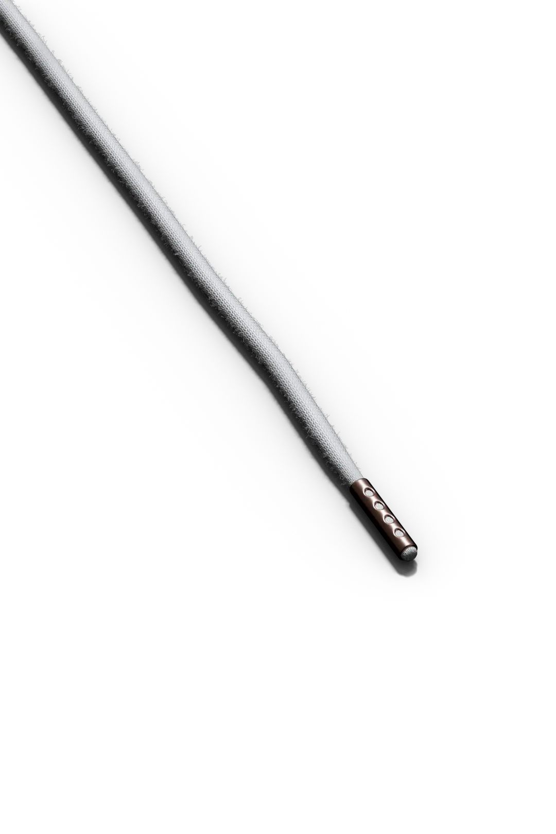 White | 4 mm Round Waxed Shoelaces