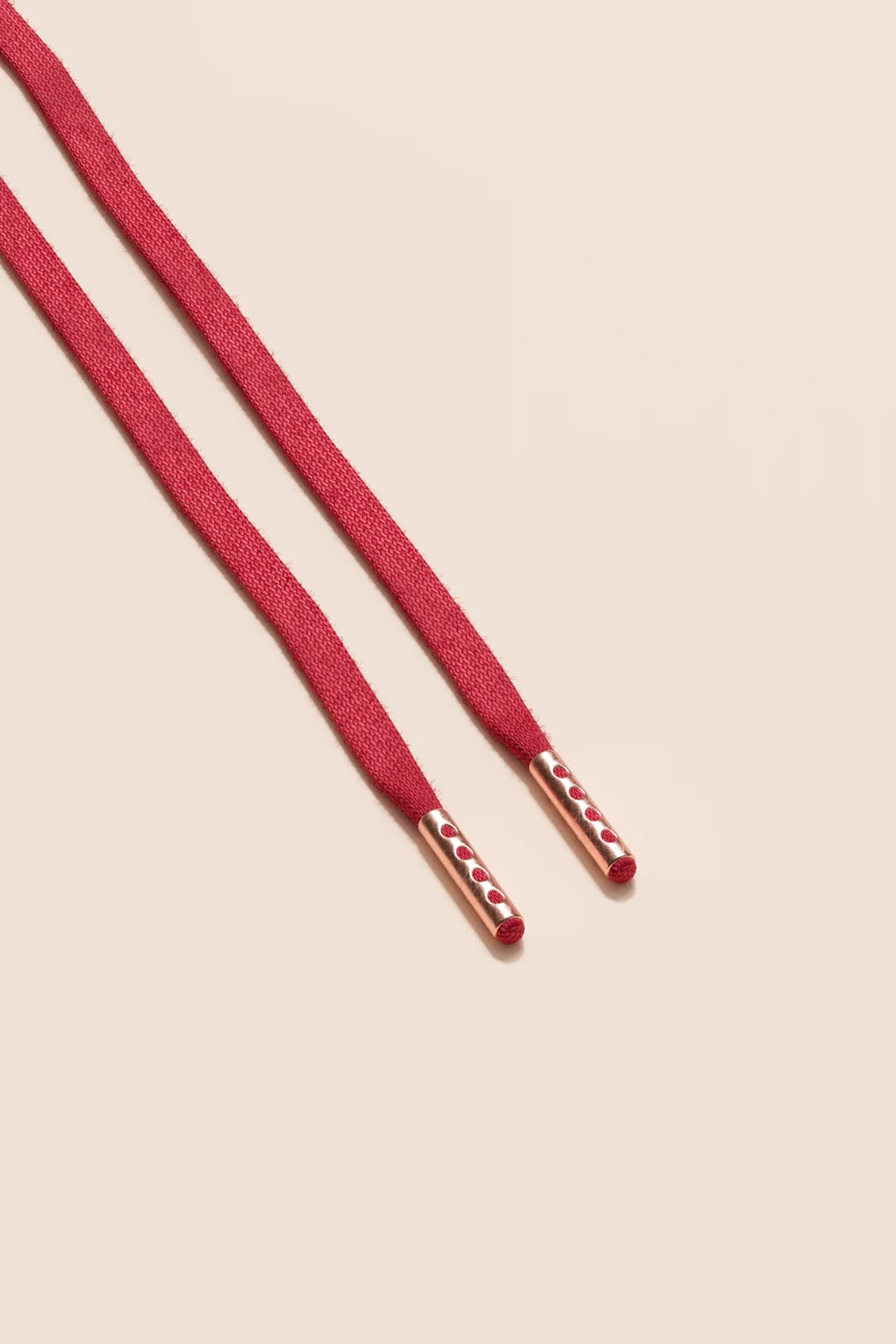 Senkels Testarossa Sneaker Shoelaces with Rose Gold Aglets