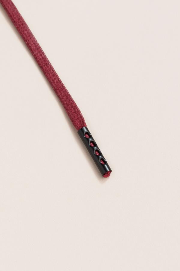 Bordeaux - 3mm Flat Waxed Shoelaces