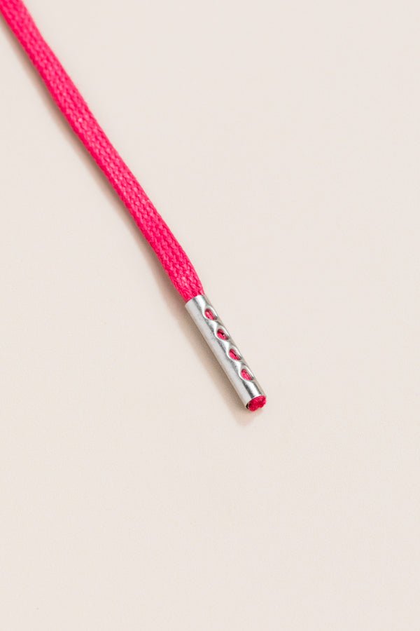 Cerise Pink - Round Waxed Shoelaces | Senkels