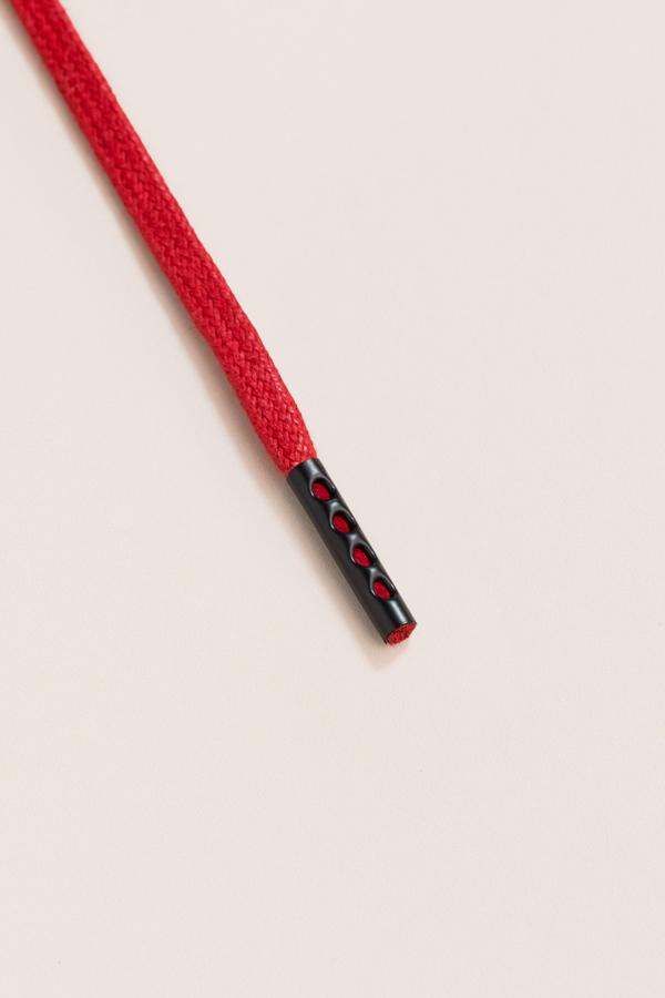 Cherry - 3mm Flat Waxed Shoelaces
