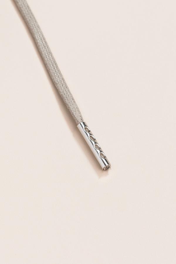 Graphite Grey - 3mm Flat Waxed Shoelaces