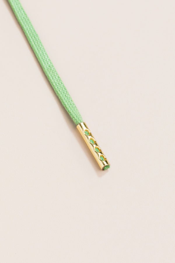Grass Green - Round Waxed Shoelaces | Senkels