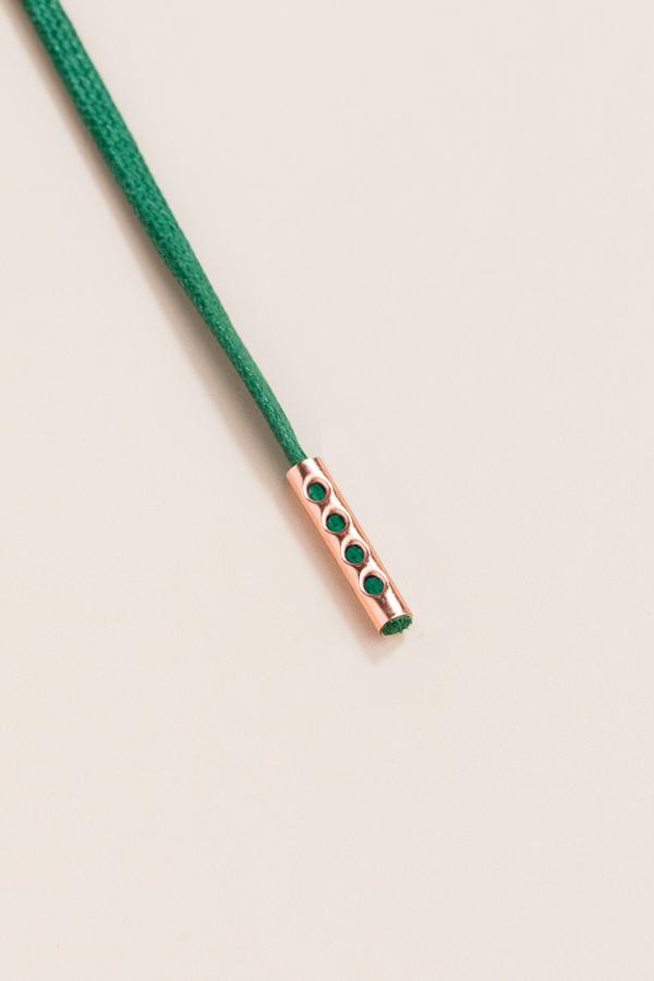 Hunter Green - 3mm Flat Waxed Shoelaces