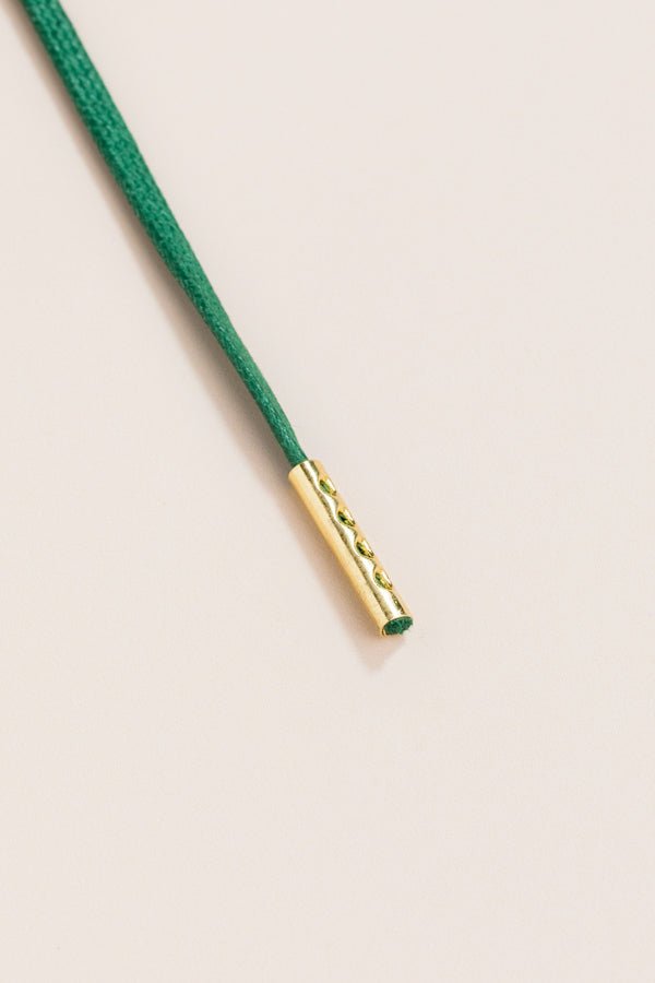 Hunter Green - Round Waxed Shoelaces | Senkels