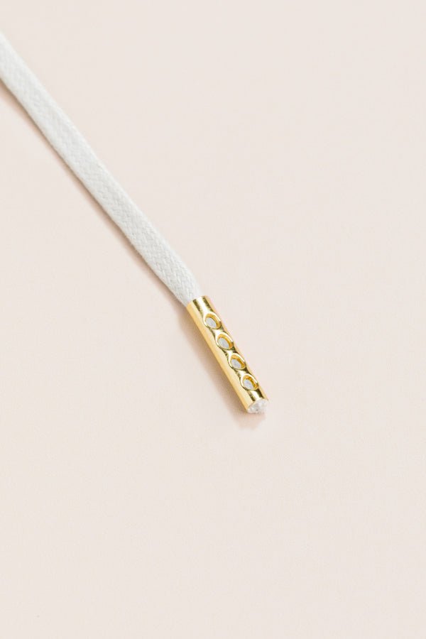 Light Grey - 4mm round waxed shoelaces for boots and shoes made from 100% organic cotton - Senkels