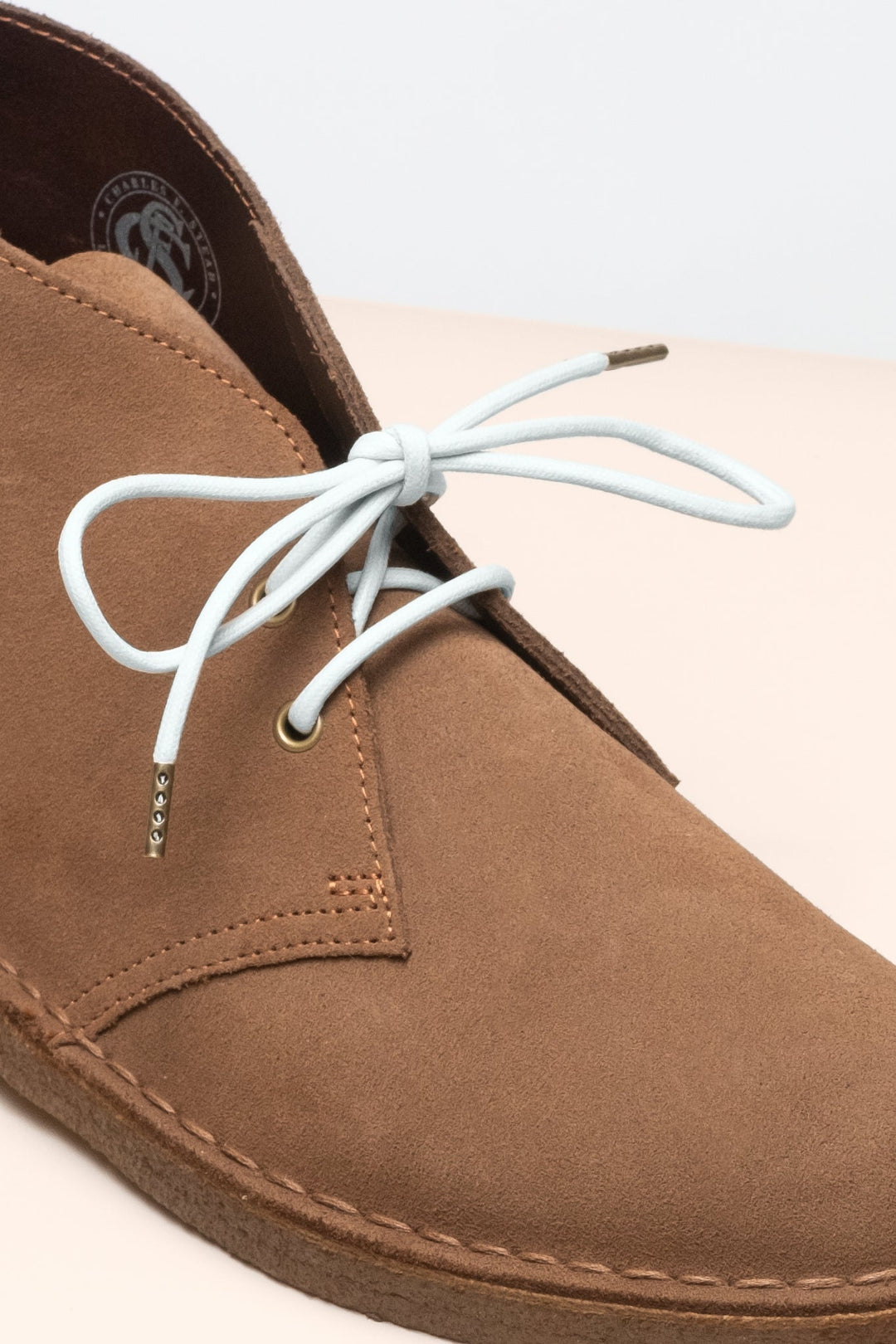 Light Grey - 4mm Round Waxed Shoelaces