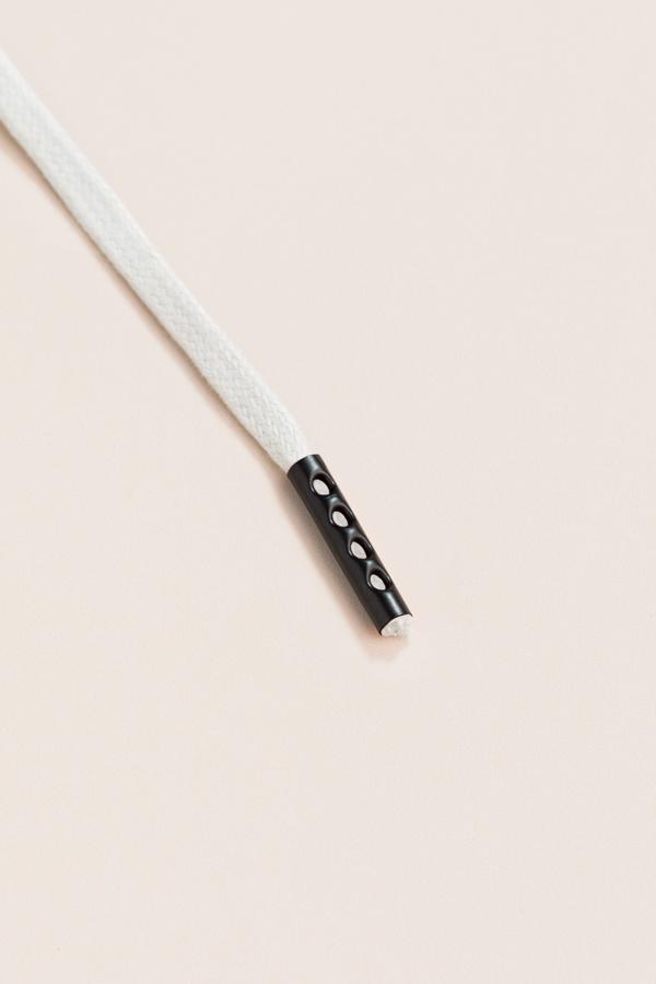 Light Grey - 3mm Flat Waxed Shoelaces