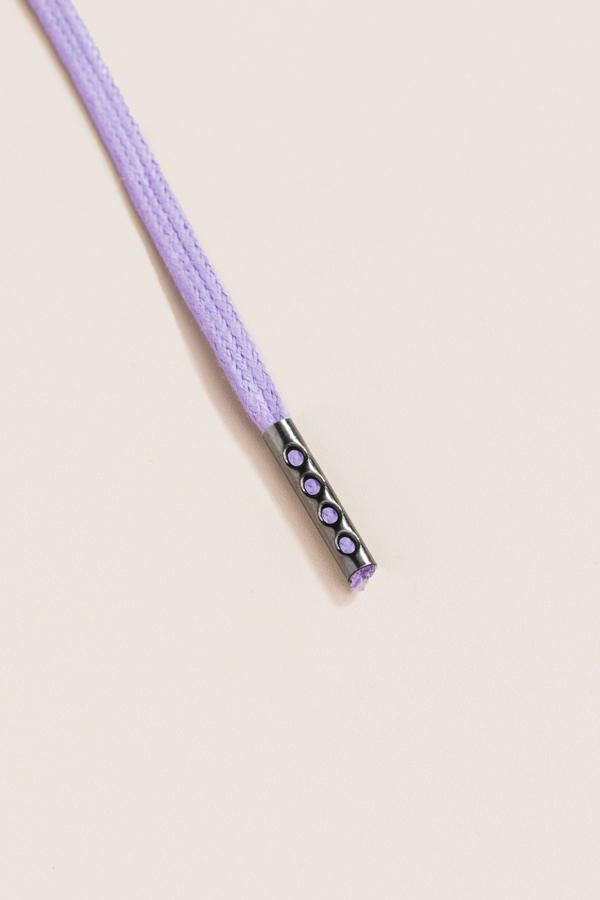 Lilac - 3mm Flat Waxed Shoelaces