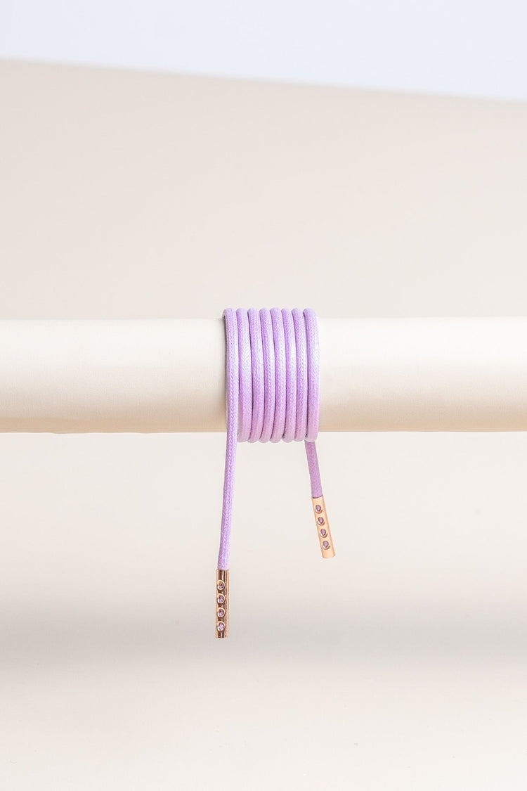 Lilac - Round Waxed Shoelaces | Senkels