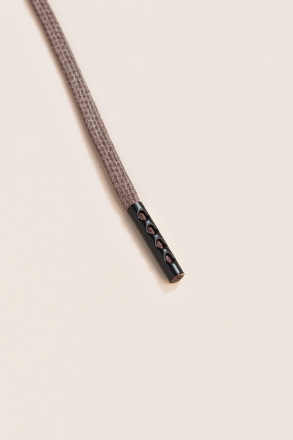 Mauve Grey - 4mm round waxed shoelaces for boots and shoes made from 100% organic cotton - Senkels