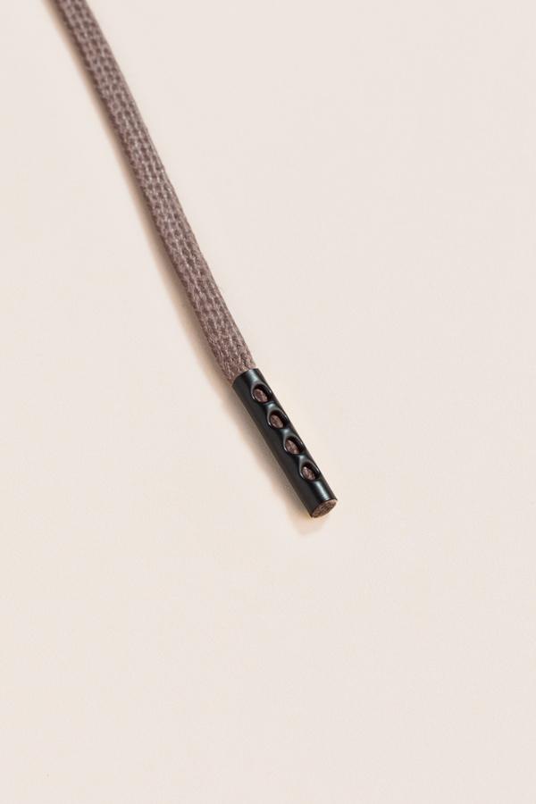 Mauve Grey - 3mm Flat Waxed Shoelaces