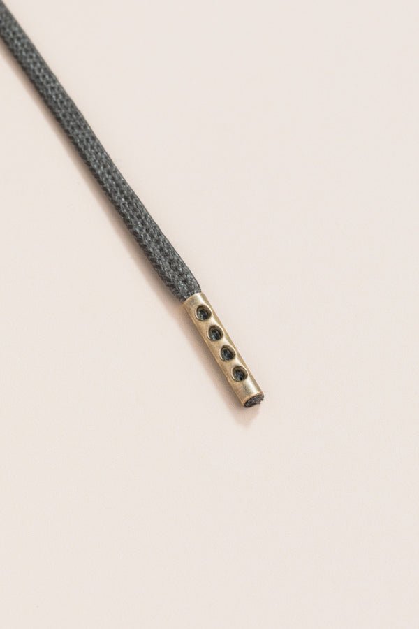 Night Grey - Round Waxed Shoelaces | Senkels