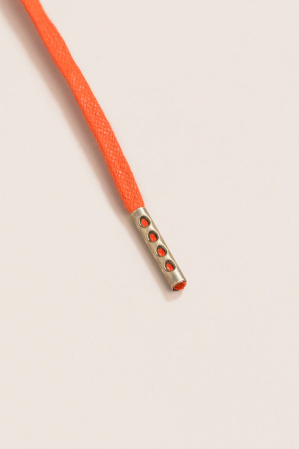 Orange - Round Waxed Shoelaces | Senkels