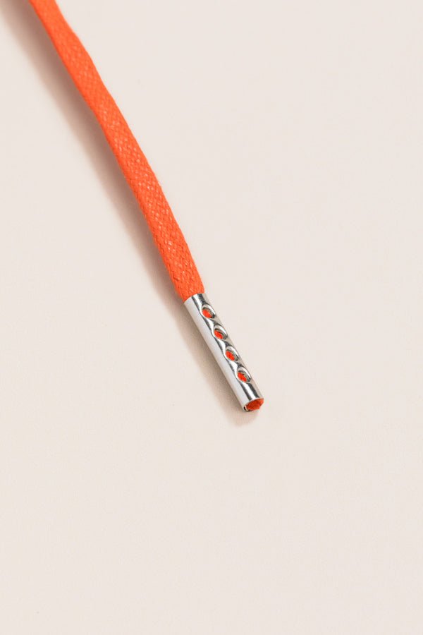 Orange - Round Waxed Shoelaces | Senkels