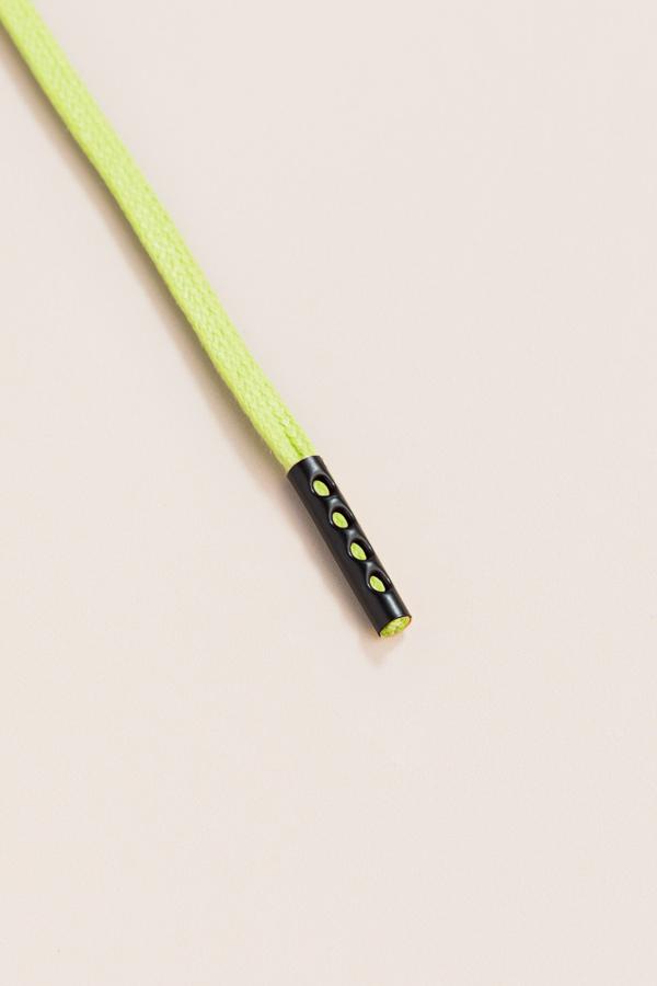 Pastel Green- 3mm Flat Waxed Shoelaces