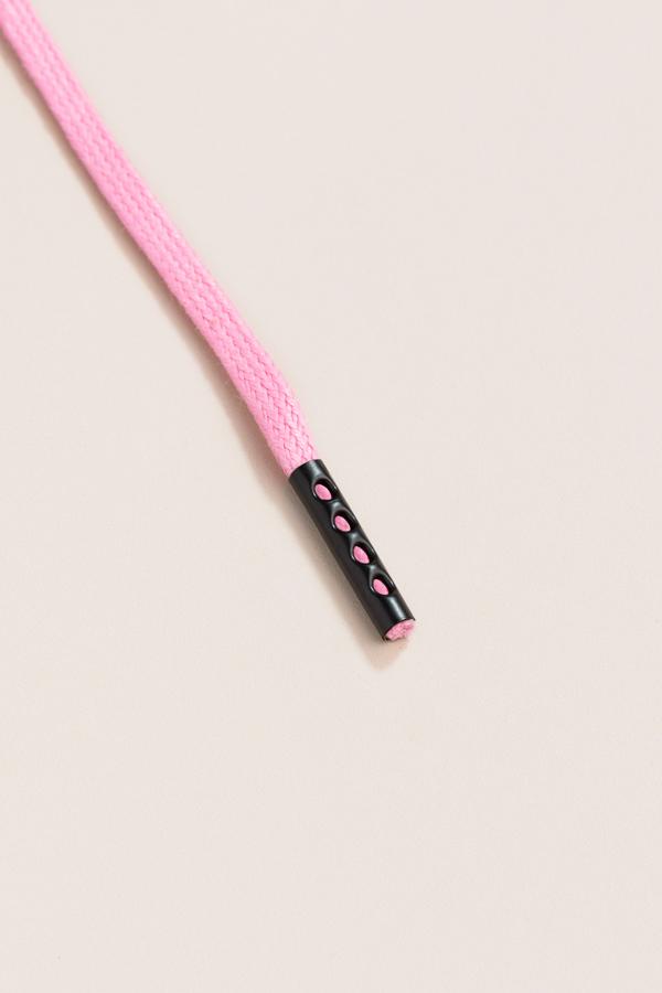 Pastel Pink - 3mm Flat Waxed Shoelaces