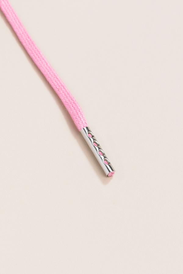 Pastel Pink - 3mm Flat Waxed Shoelaces