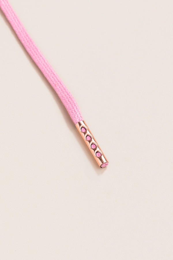 Pastel Pink - Round Waxed Shoelaces | Senkels