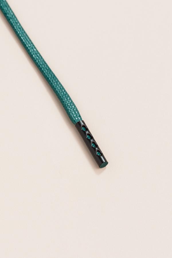 Pine Green - 3mm Flat Waxed Shoelaces