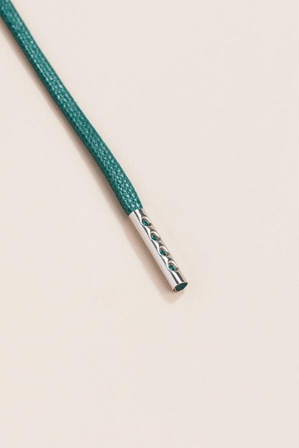 Pine Green - 3mm Flat Waxed Shoelaces