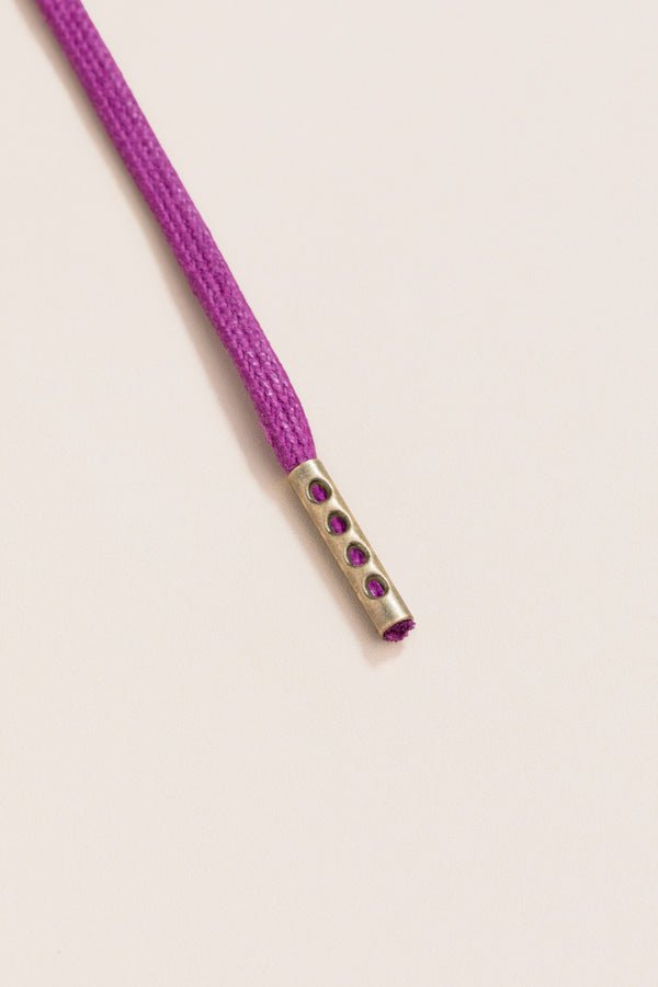 Plum - Round Waxed Shoelaces | Senkels
