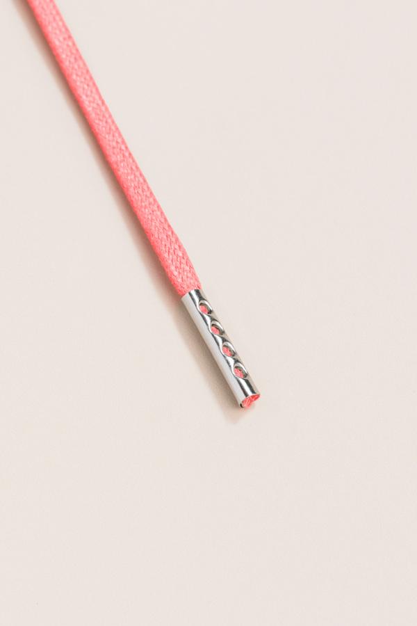 Salmon - 3mm Flat Waxed Shoelaces